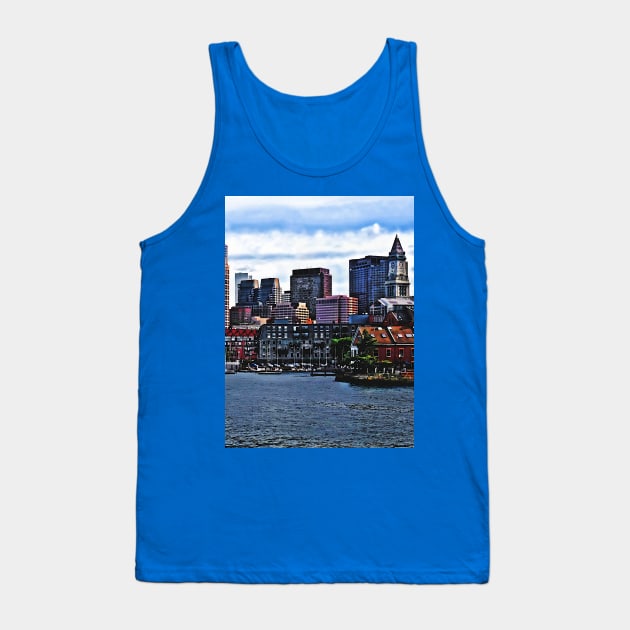 Boston MA - Inner Harbor Tank Top by SusanSavad